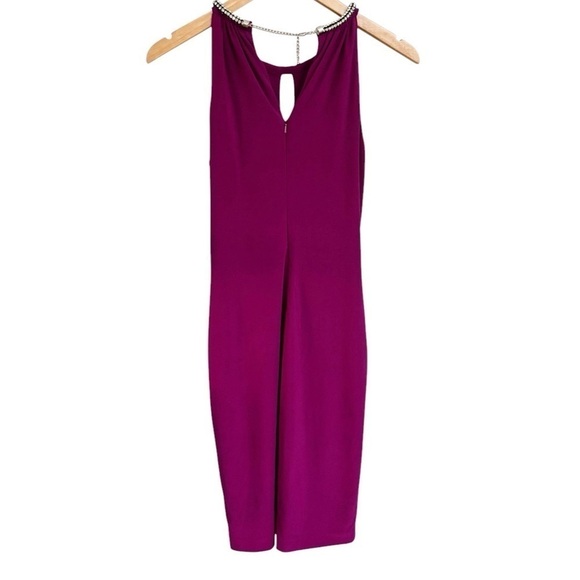 Cache Fuschia Cocktail Dress Sz S - Picture 3 of 8